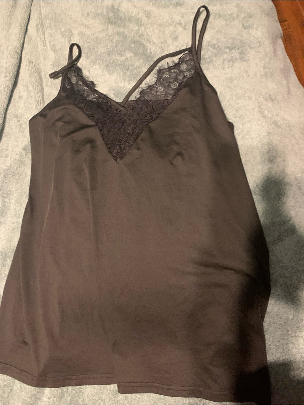 ⭐️ 3/30$ — Black Lace Trim Camisole Tank